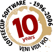 CoffeeCup Software 10th Anniversary